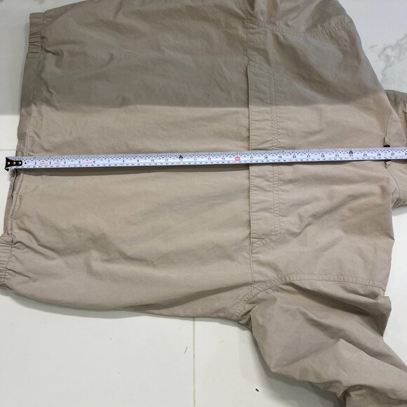 Columbia Light Jacket - Sportswear Men's Large Softshell Coat - Beige Tan - Picture 9 of 10